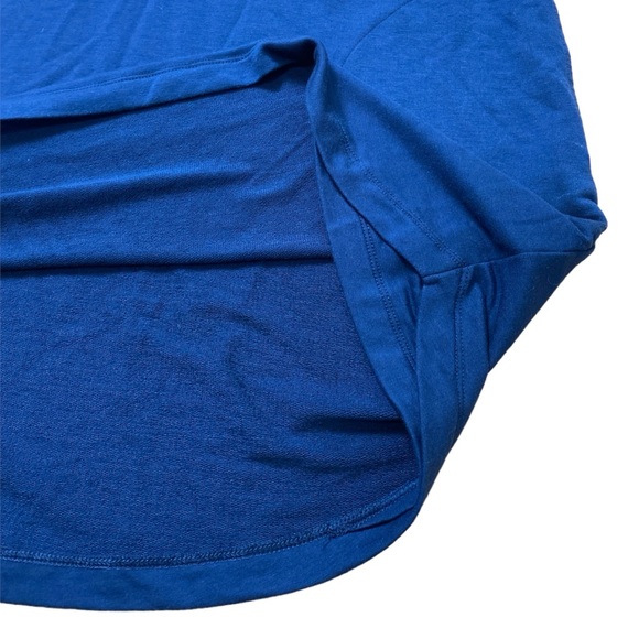 NWOT Purejill Luxe Tencel Cowl Neck Jersey Dress Blue Long Sleeve Pockets XL - Picture 14 of 17